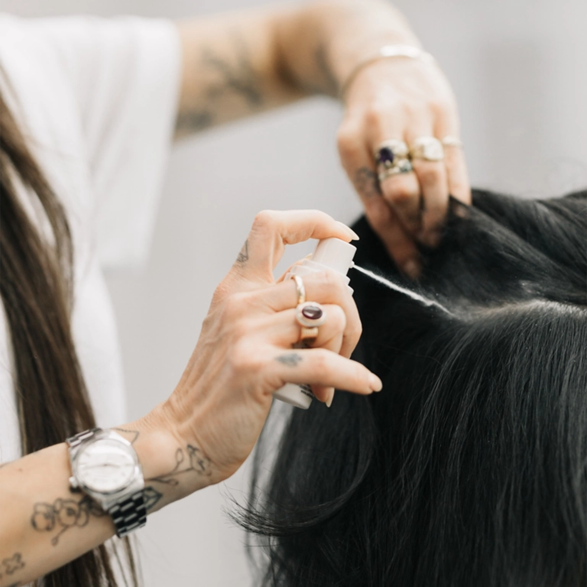 Spray en poudre résultat naturel