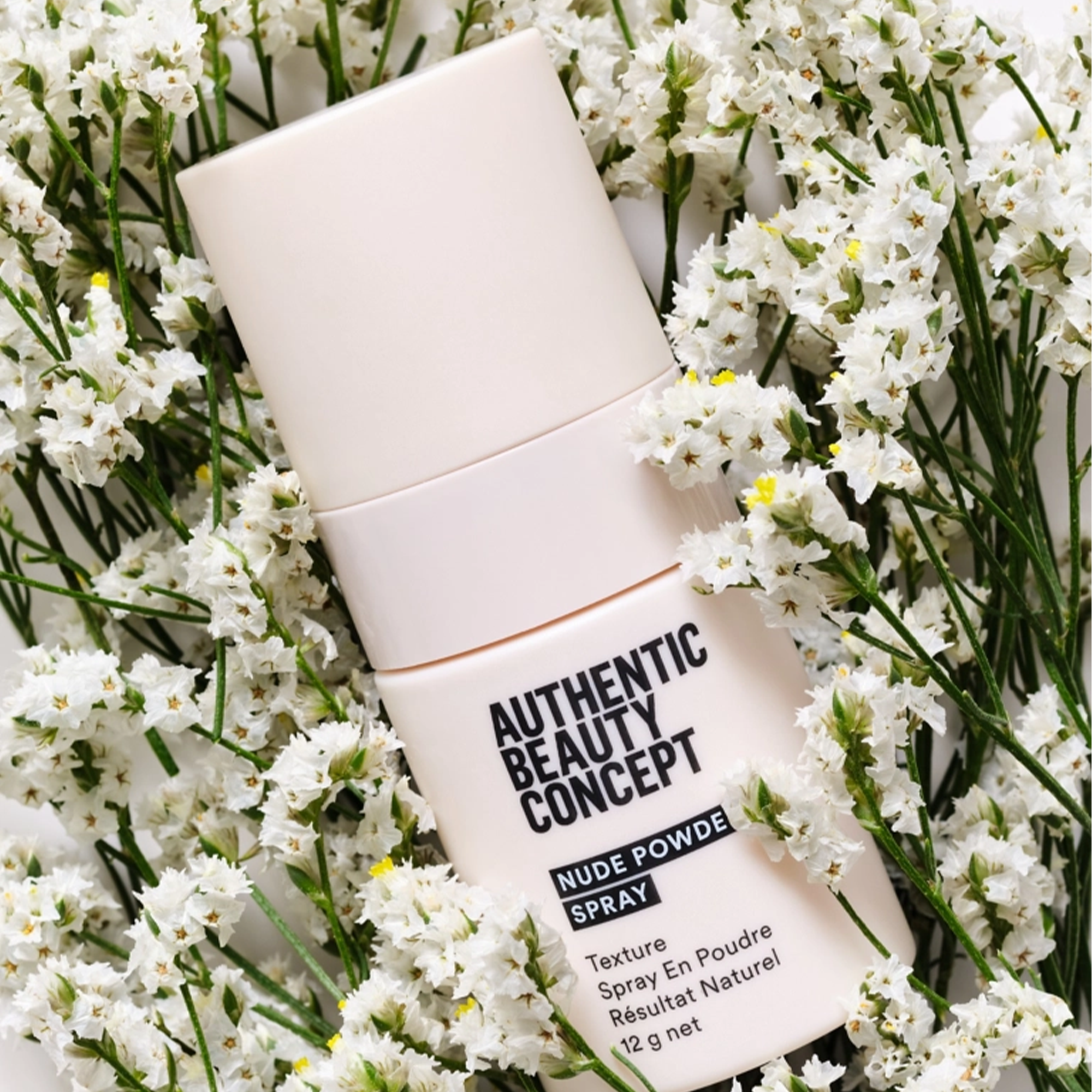 Spray en poudre résultat naturel