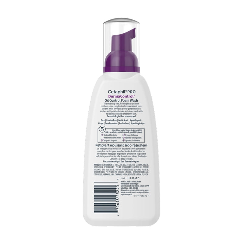 PRO DERMACONTROL Nettoyant moussant sébo-régulateur