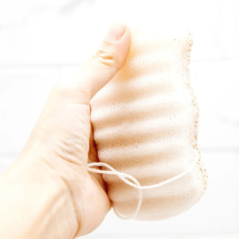 Konjac Walnut Exfoliating Body Sponge