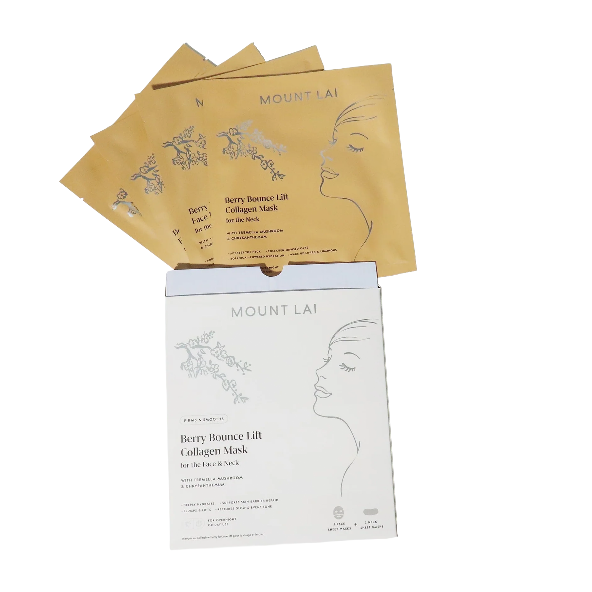 Berry Bounce Overnight Face Lift Collagen Mask for Face & Neck