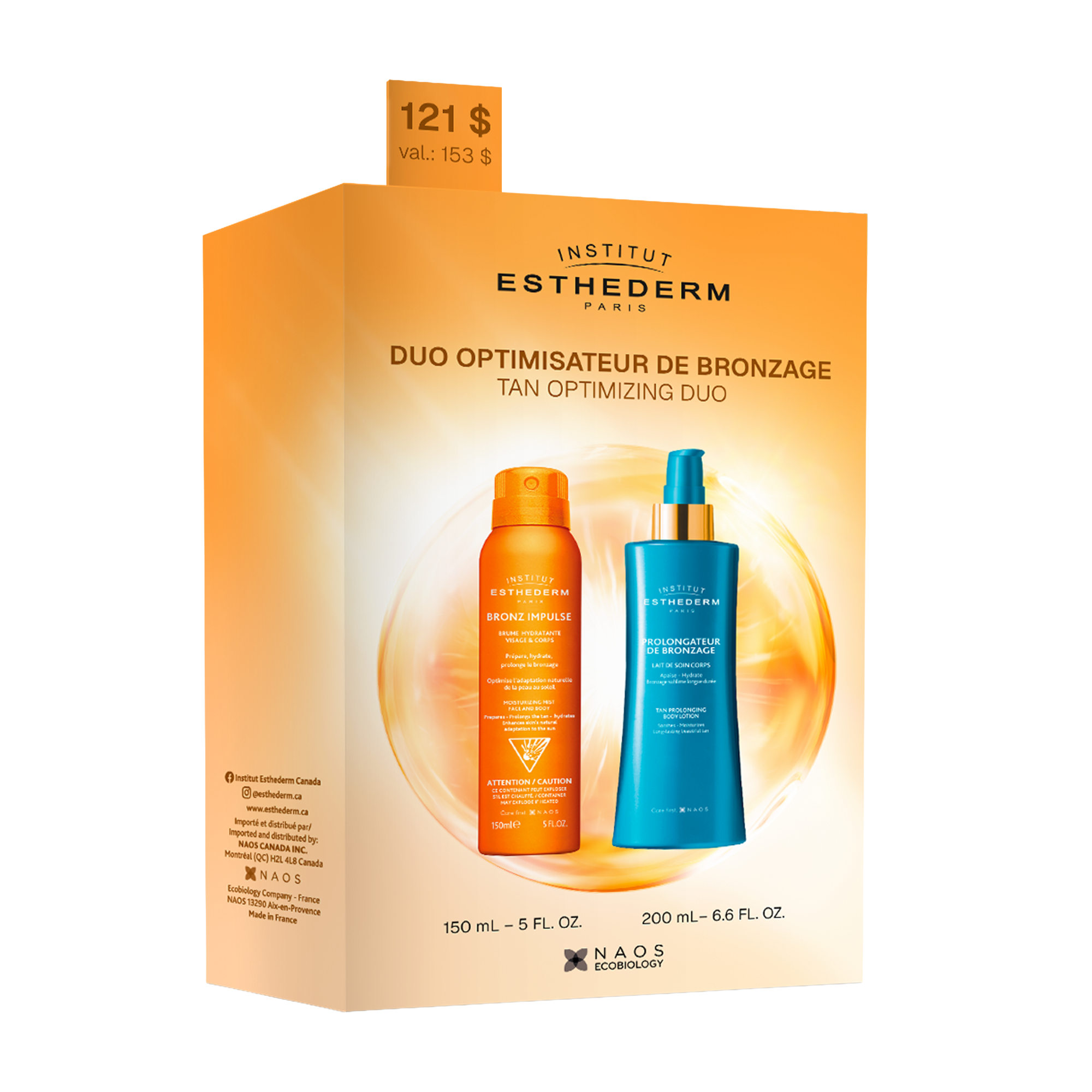 Duo optimisateur de bronzage