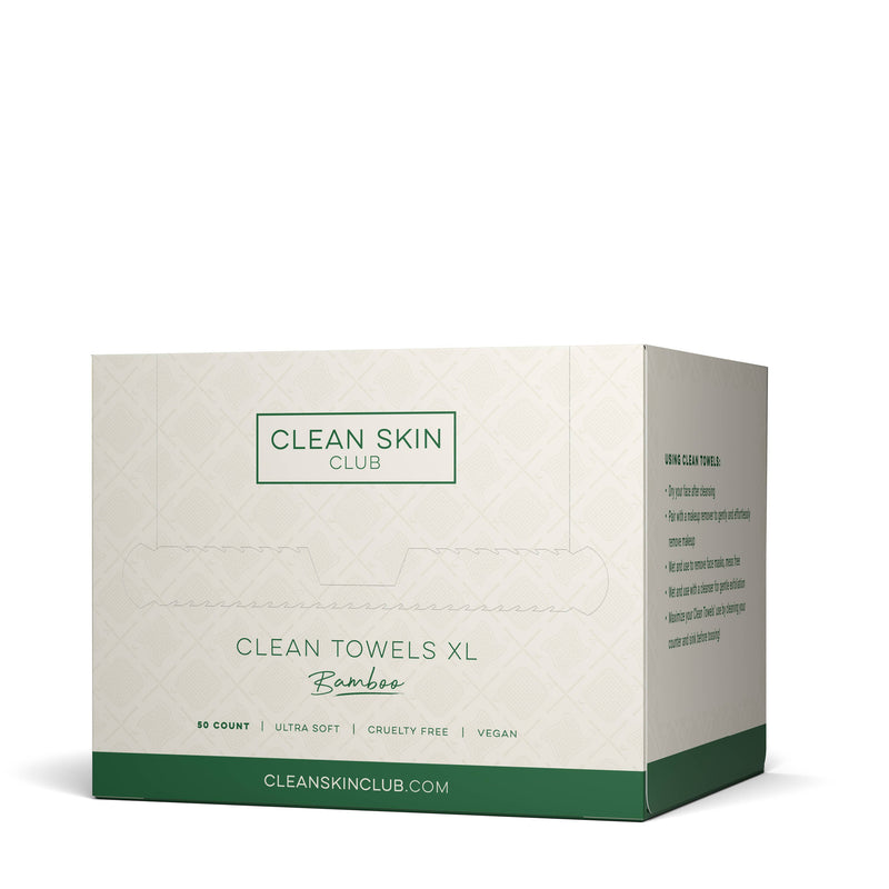 Clean Towels XL™ Bamboo, Disposable Face Towels