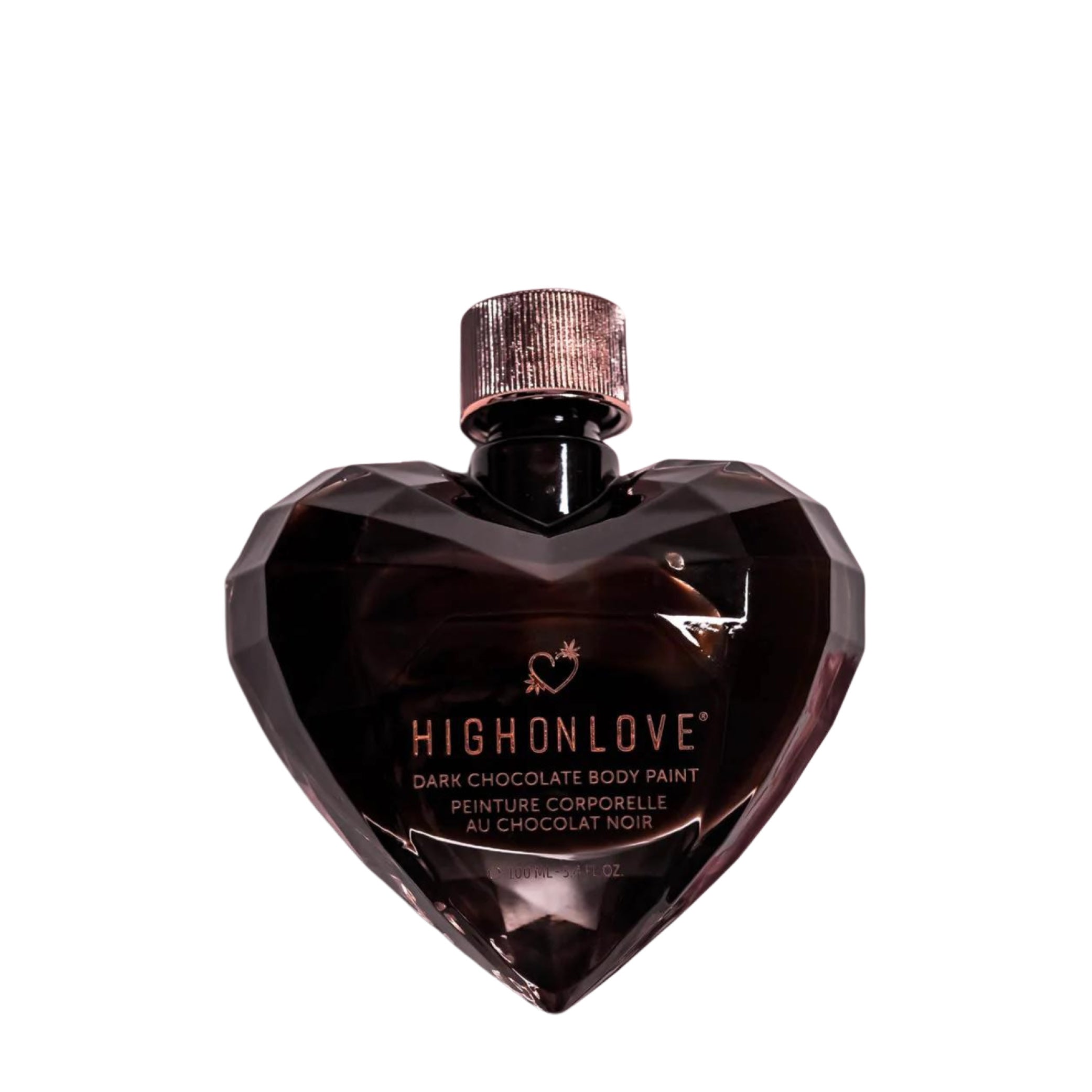 Peinture corporelle au chocolat noir