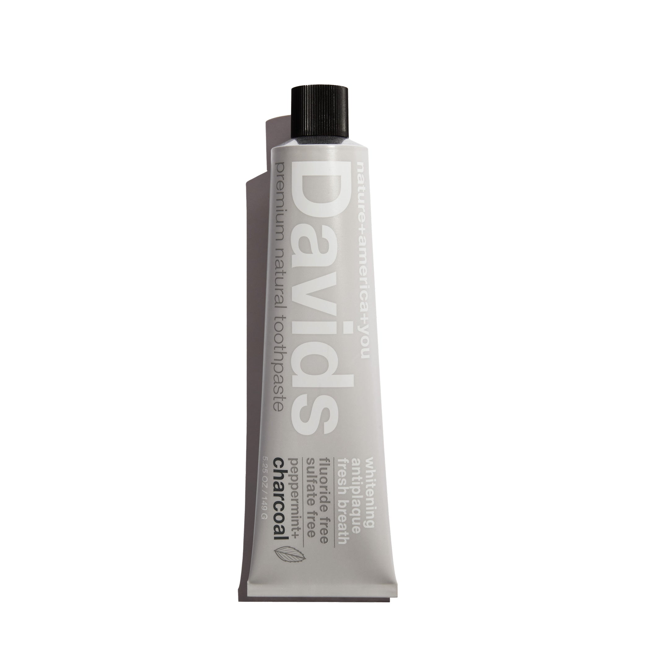 Davids Premium Toothpaste / Charcoal+Peppermint