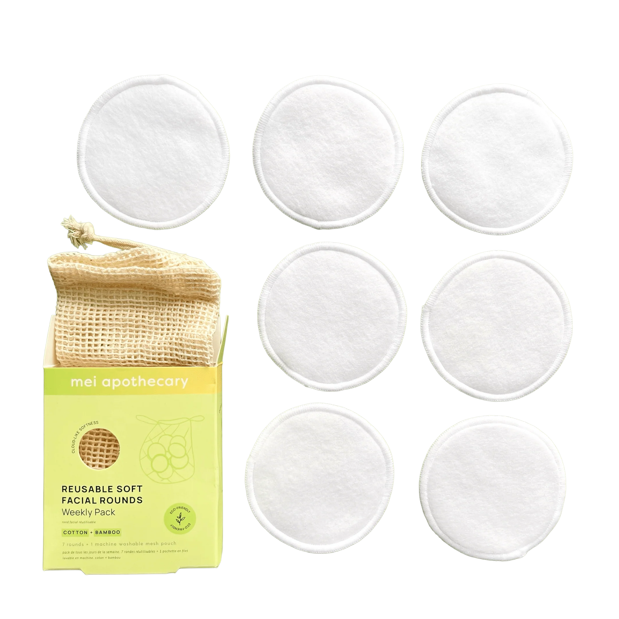 Reusable Soft Facial Rounds for Makeup Removal