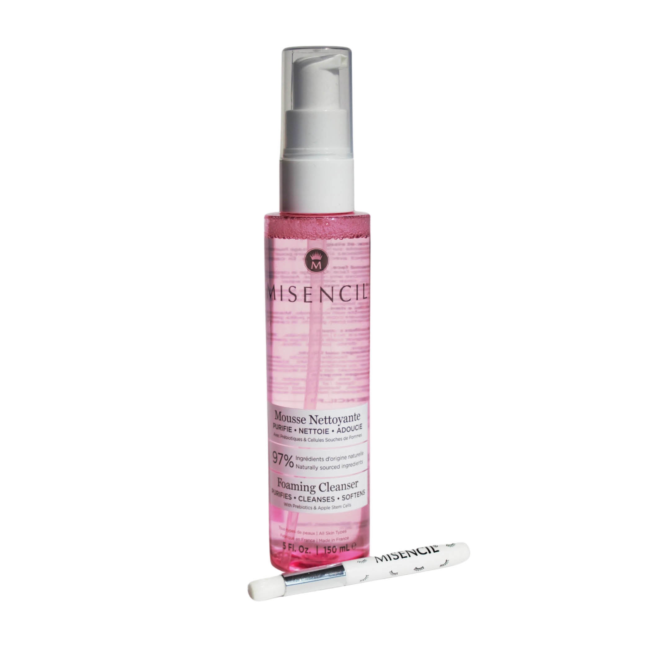 Kit mousse nettoyante yeux et  visage  + brosse