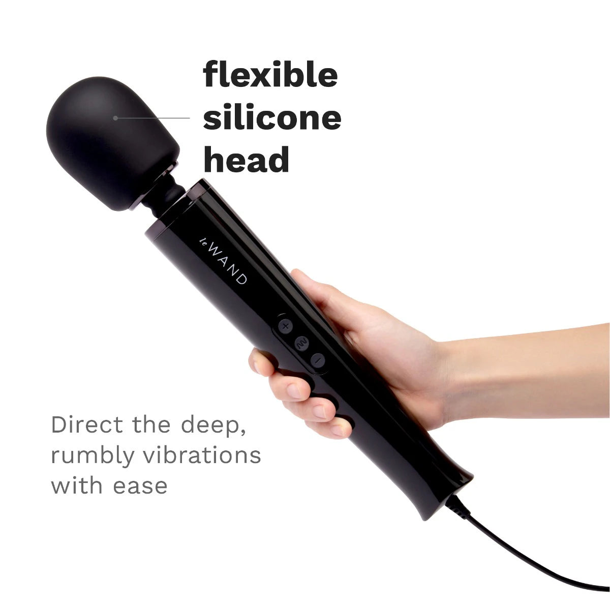 Le Wand vibromasseur plug-in