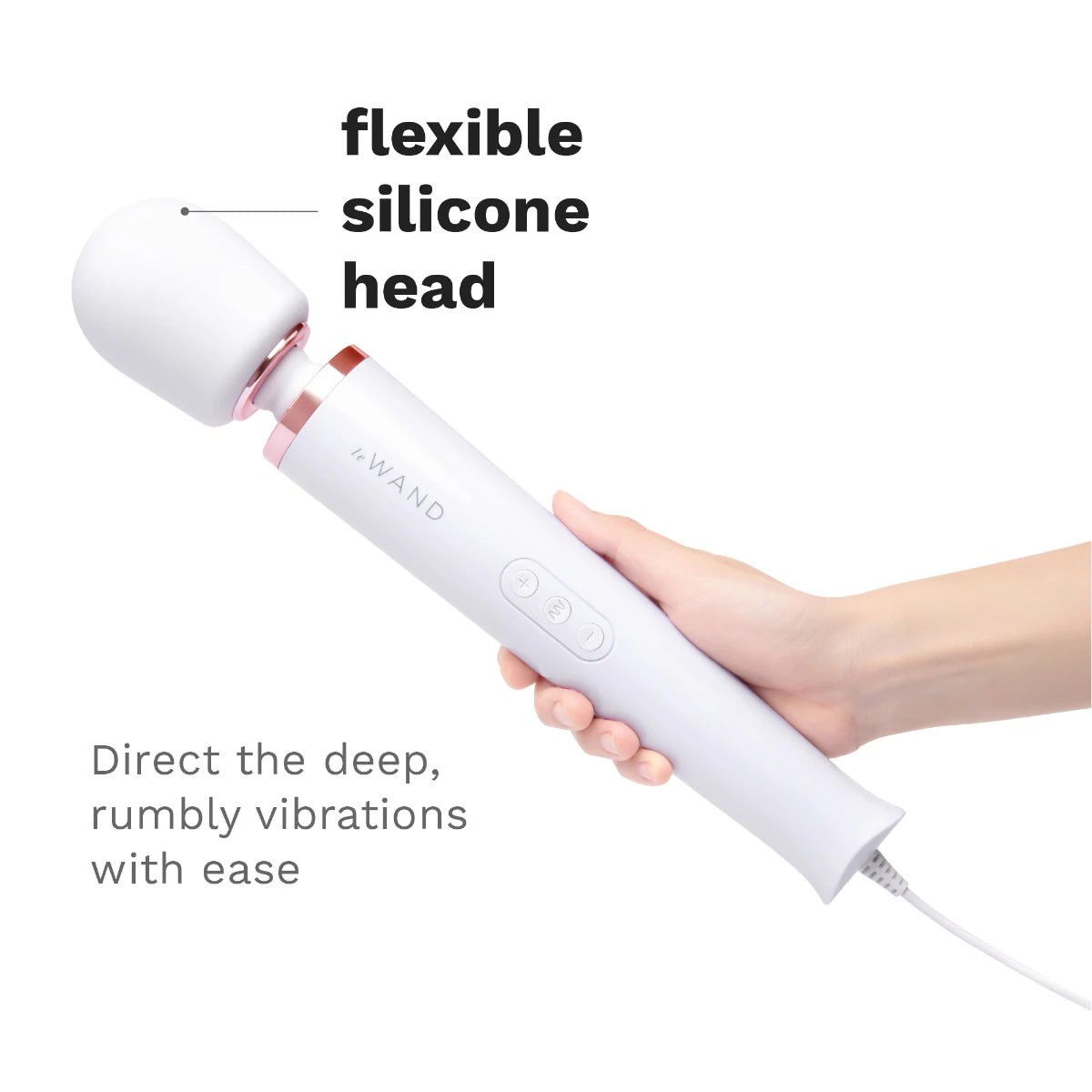 Le Wand vibromasseur plug-in