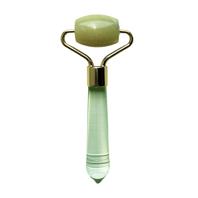 Mini rouleau en jade pour le visage