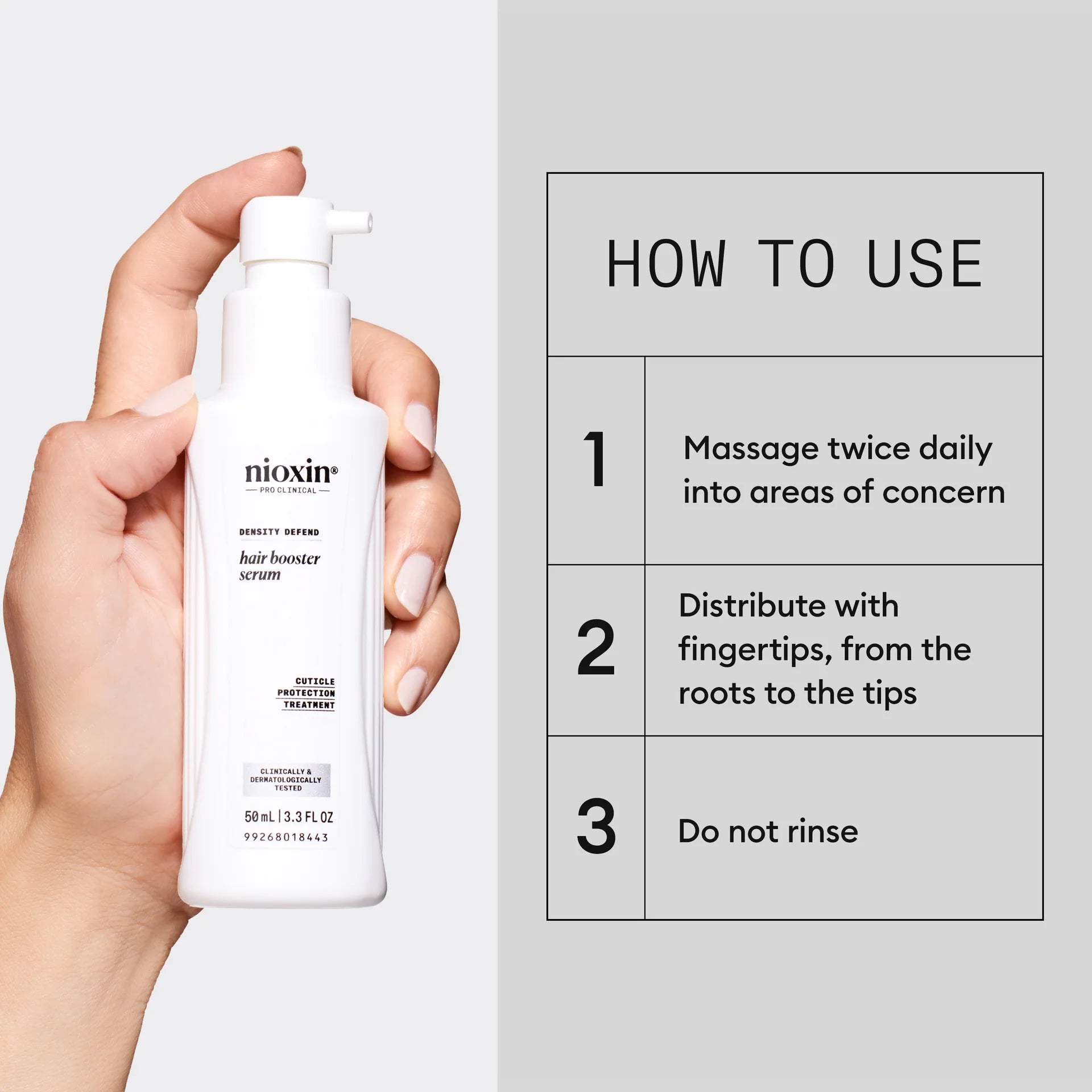 3D Intensive Care Booster capillaire