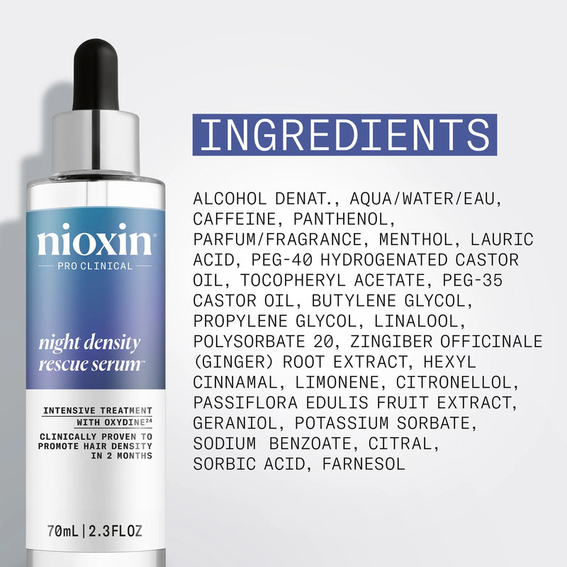 Night Density Rescue Serum - Overnight Hair Thickening Serum