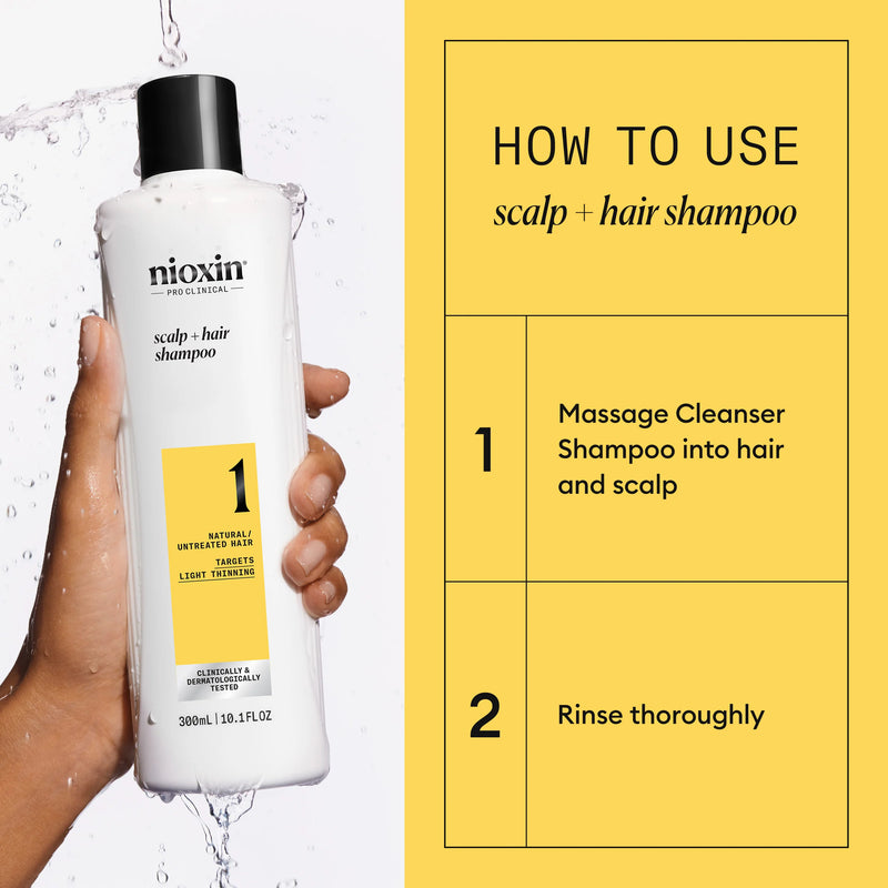 System 1 Scalp + Hair Shampoo - Hair Thickening Shampoo