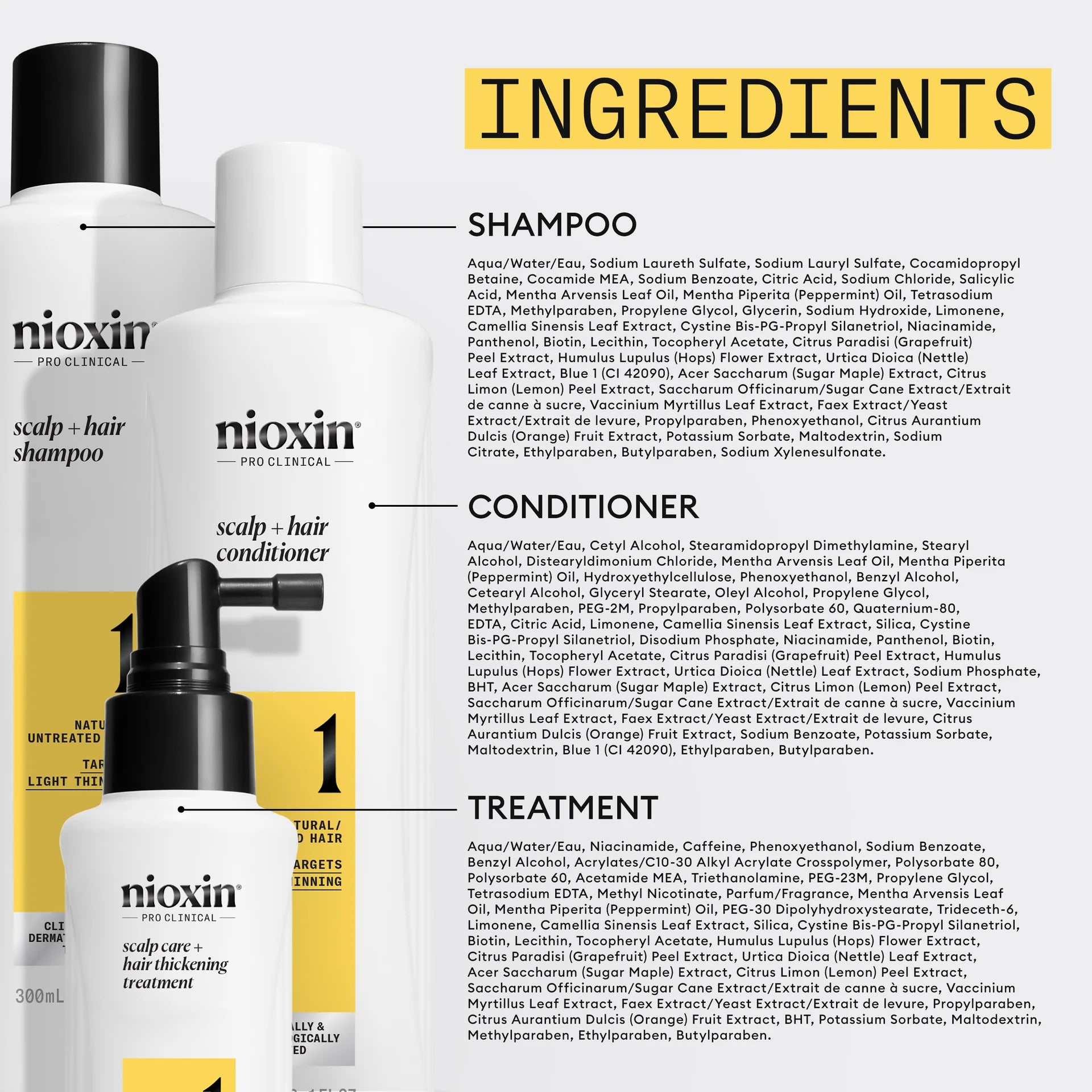Scalp + Hair Thickening System 1