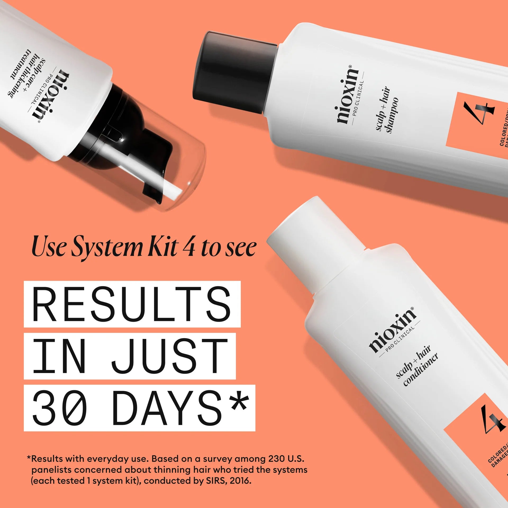 System 4 Traitement du cuir chevelu et des cheveux