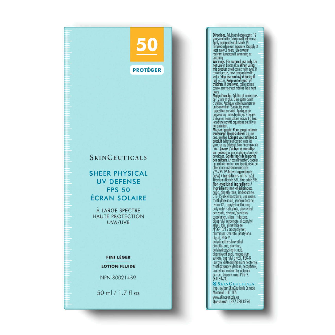 Sheer Physical Defense SPF 50