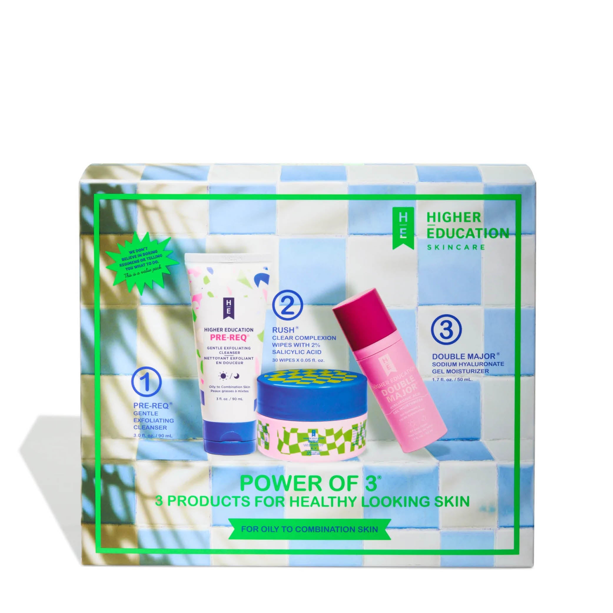 The Power of 3 Kit: Oily to Combination