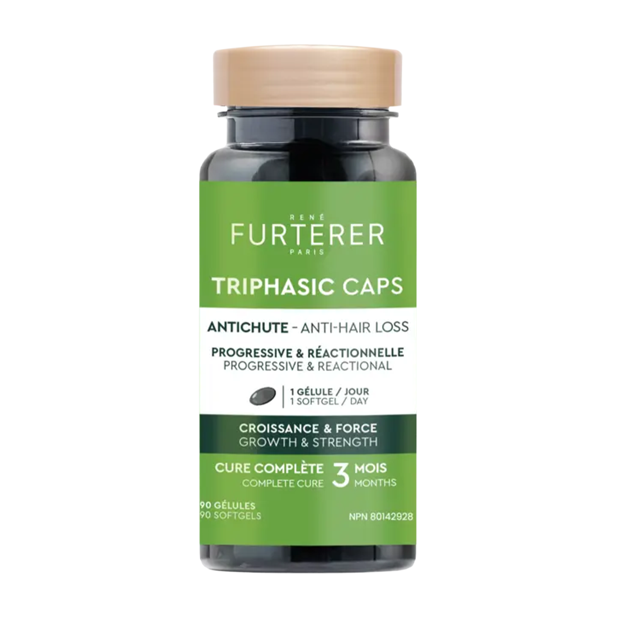Triphasic Triphasic Caps Perte de densité réactionnelle et progressive