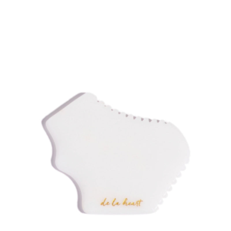 Gua sha de jade blanc