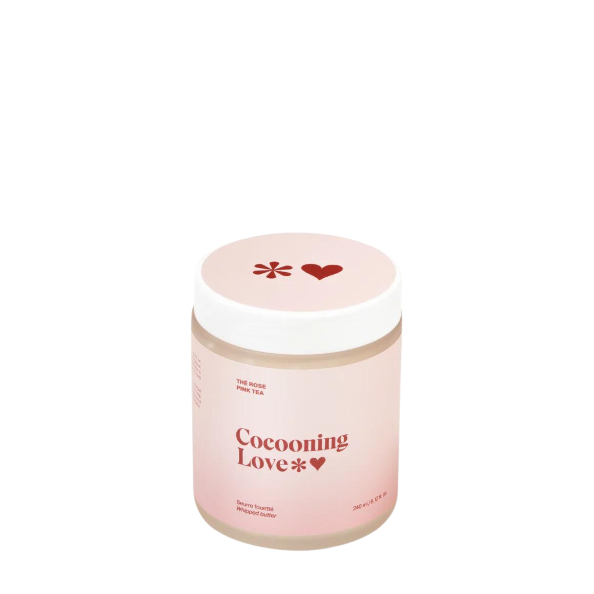 Beurre corporel fouetté au thé rose