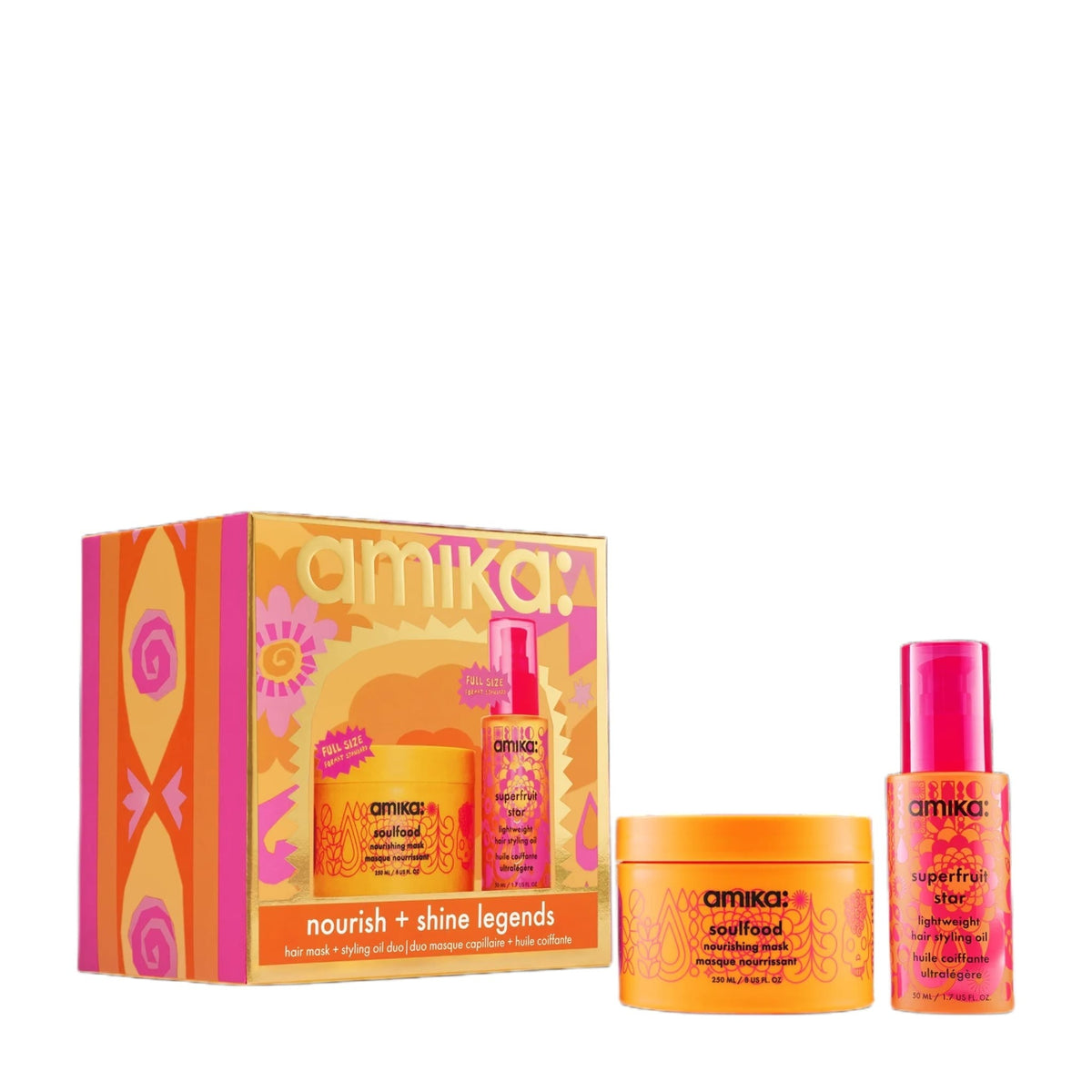Nourish + Shine Legends | Mask + Hair Oil Set