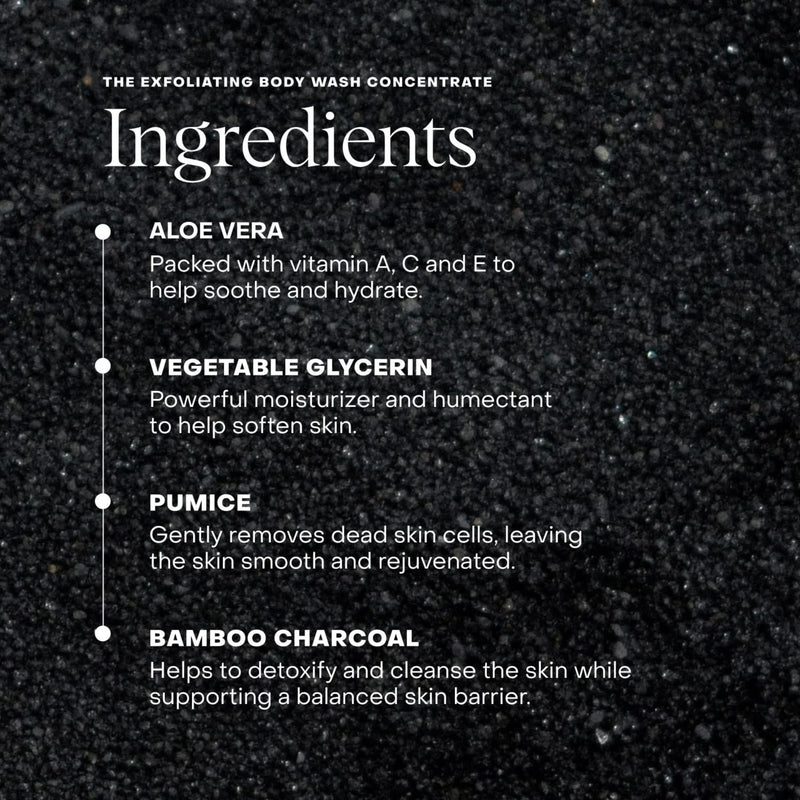 The Exfoliating Body Wash Concentrate