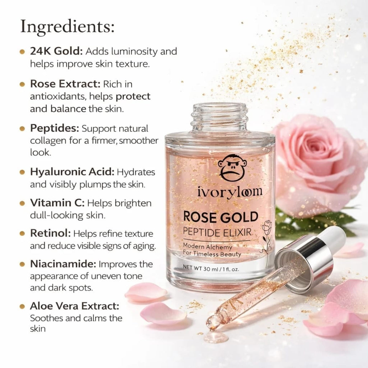 Rose Gold Peptide Elixir
