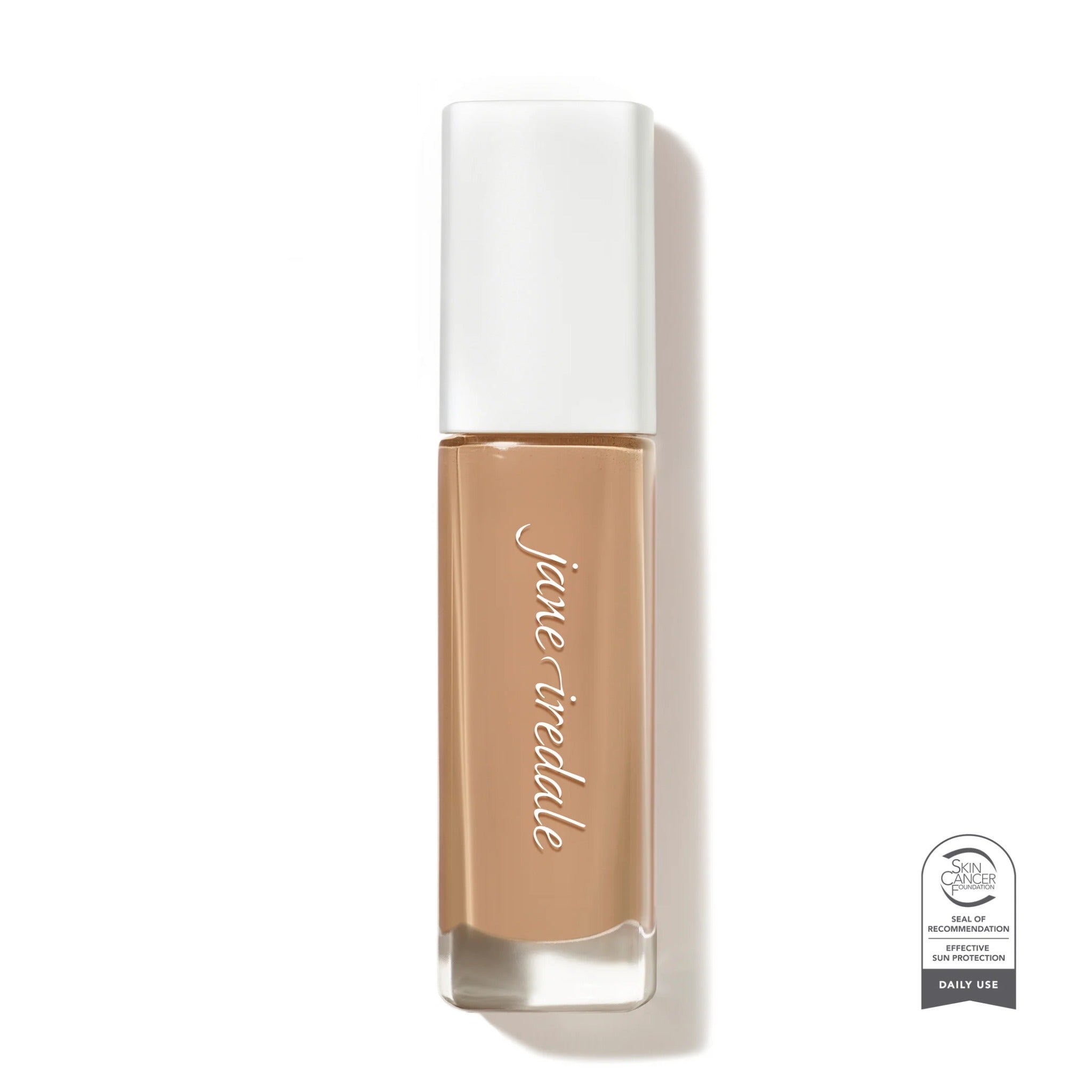 Jane Iredale Skintuition SPF 30 foundation – 36 Light Medium, neutral undertones. Bottle photo.