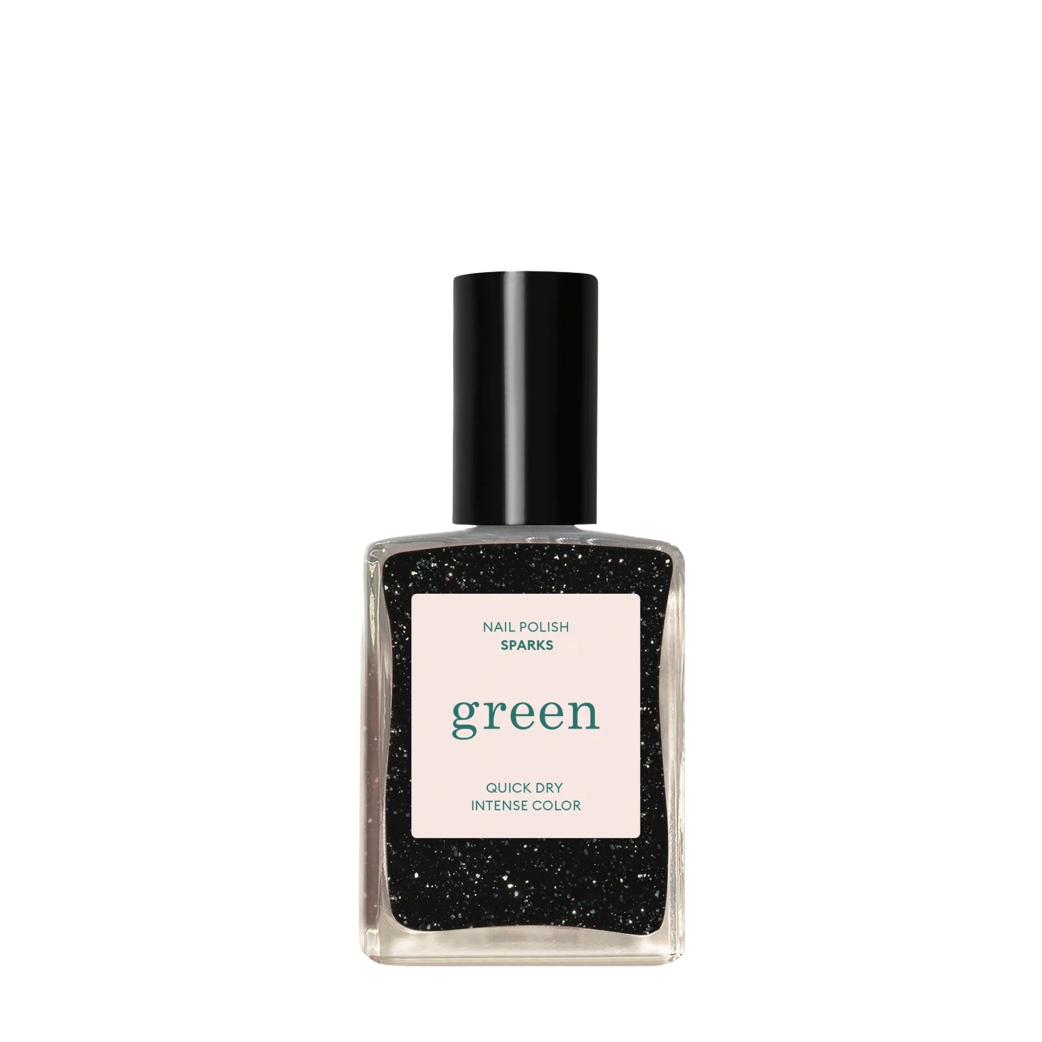 Manucurist Green Black Shades vegan nail polish bottle | Bskinenvie