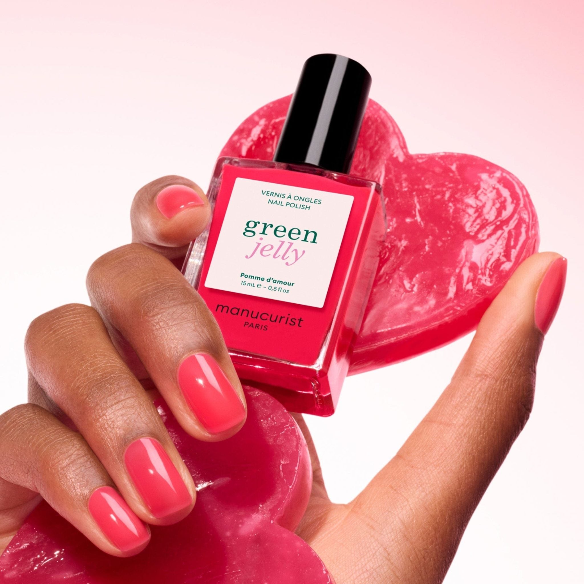 Green Jelly Nail Polish Set - Sugar Plum & Pomme D'amour
