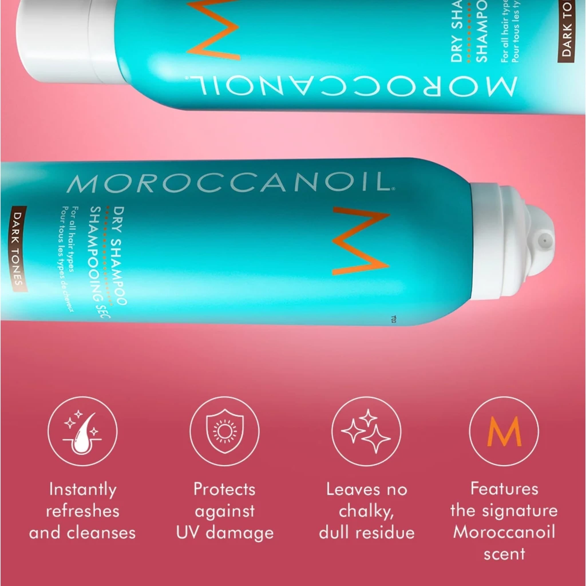 Shampoing sec tons foncés