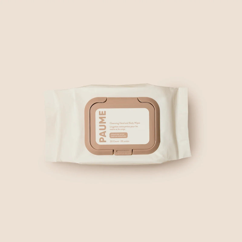 Lingettes nettoyantes pour les mains et le corps