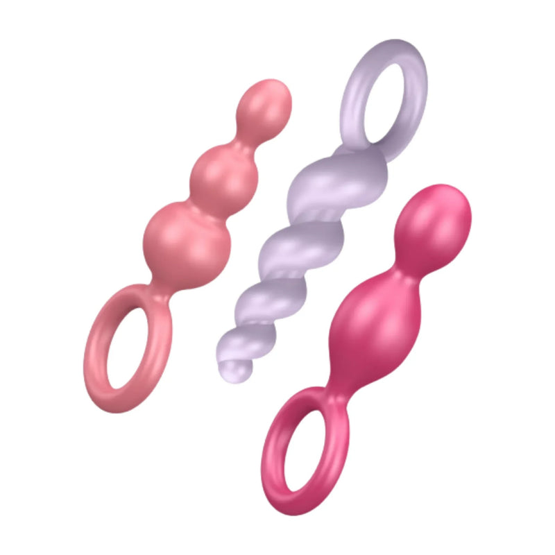 Butt Plugs – 3 Piece Added Value Pack – Multicolour