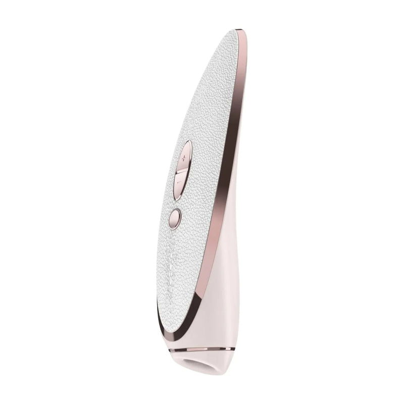 Prêt-à-porter – Vibromasseur clitoridien à pulsation d'air – Blanc & Rose doré