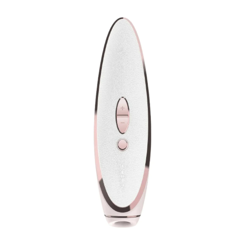 Prêt-à-porter – Vibromasseur clitoridien à pulsation d'air – Blanc & Rose doré