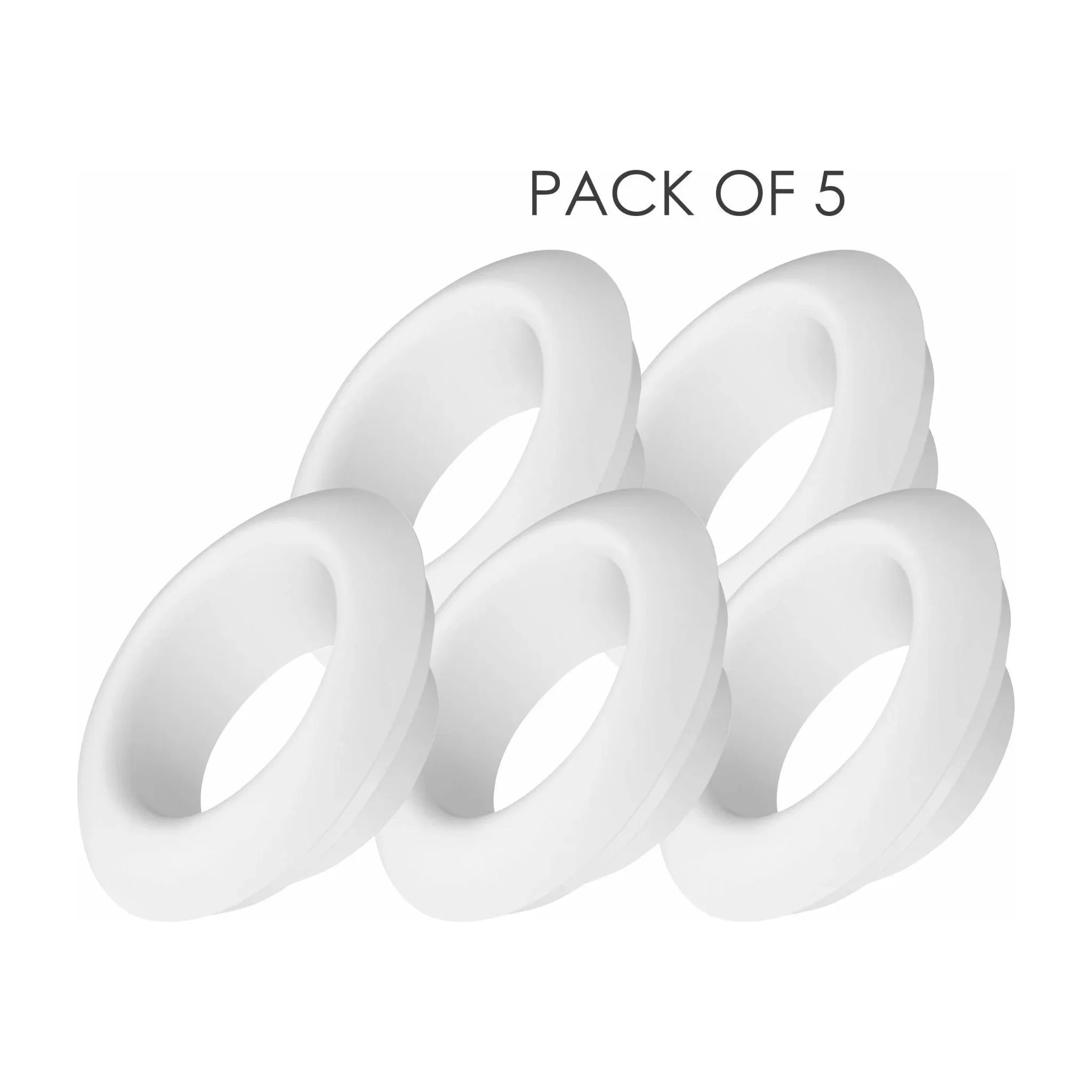 Satisfyer Pro Deluxe Climax Tips - Pack of 5 - White