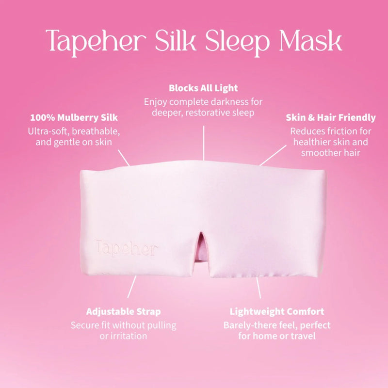 Masque de sommeil en soie