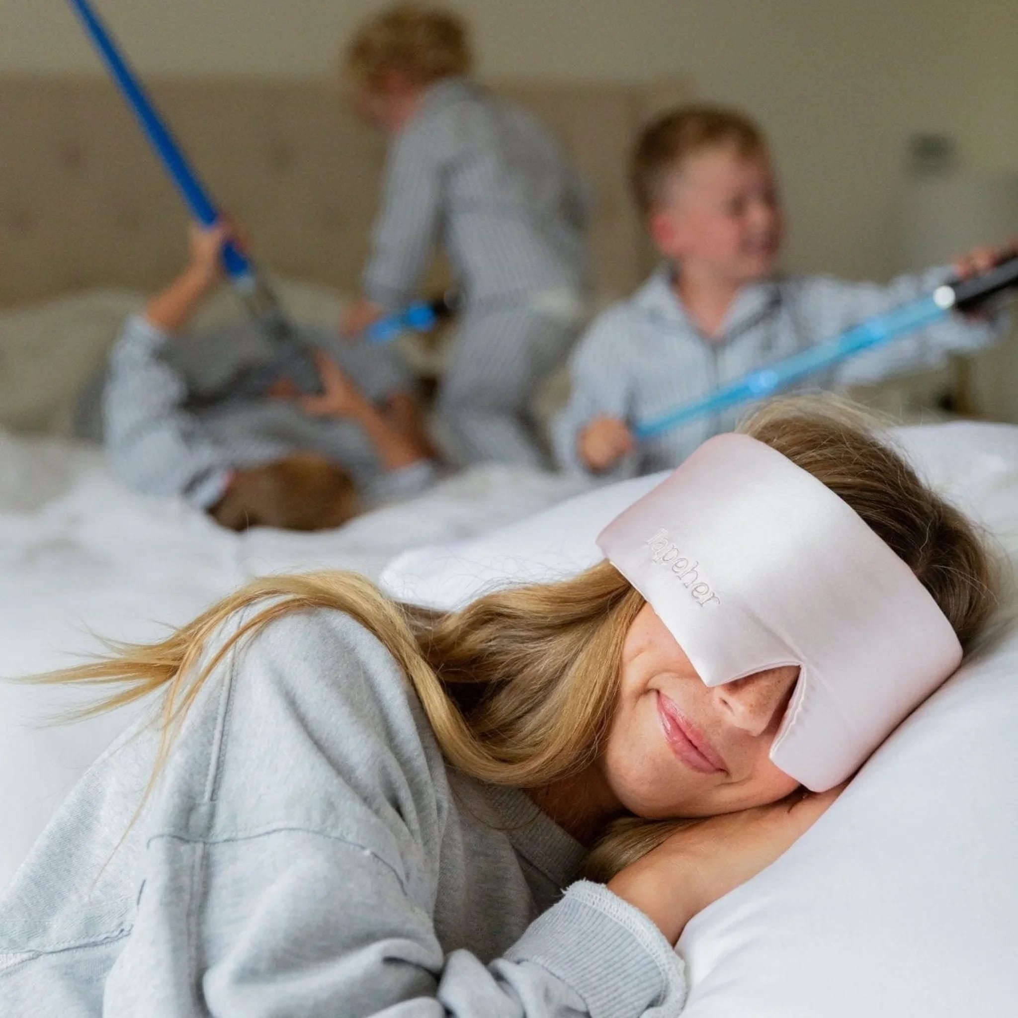 Masque de sommeil en soie