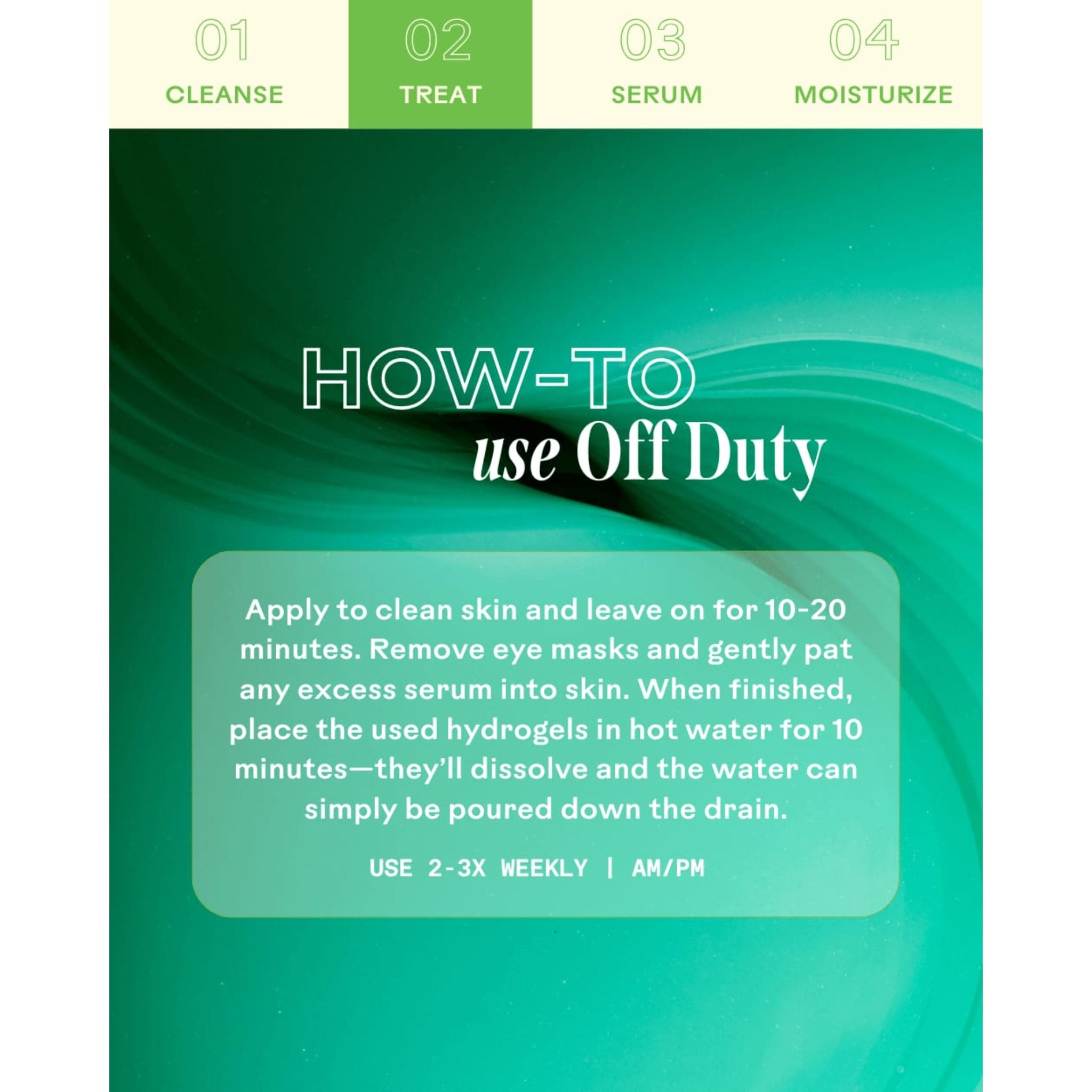 OffDuty™ Smoothing Biodegradable Eye Masks