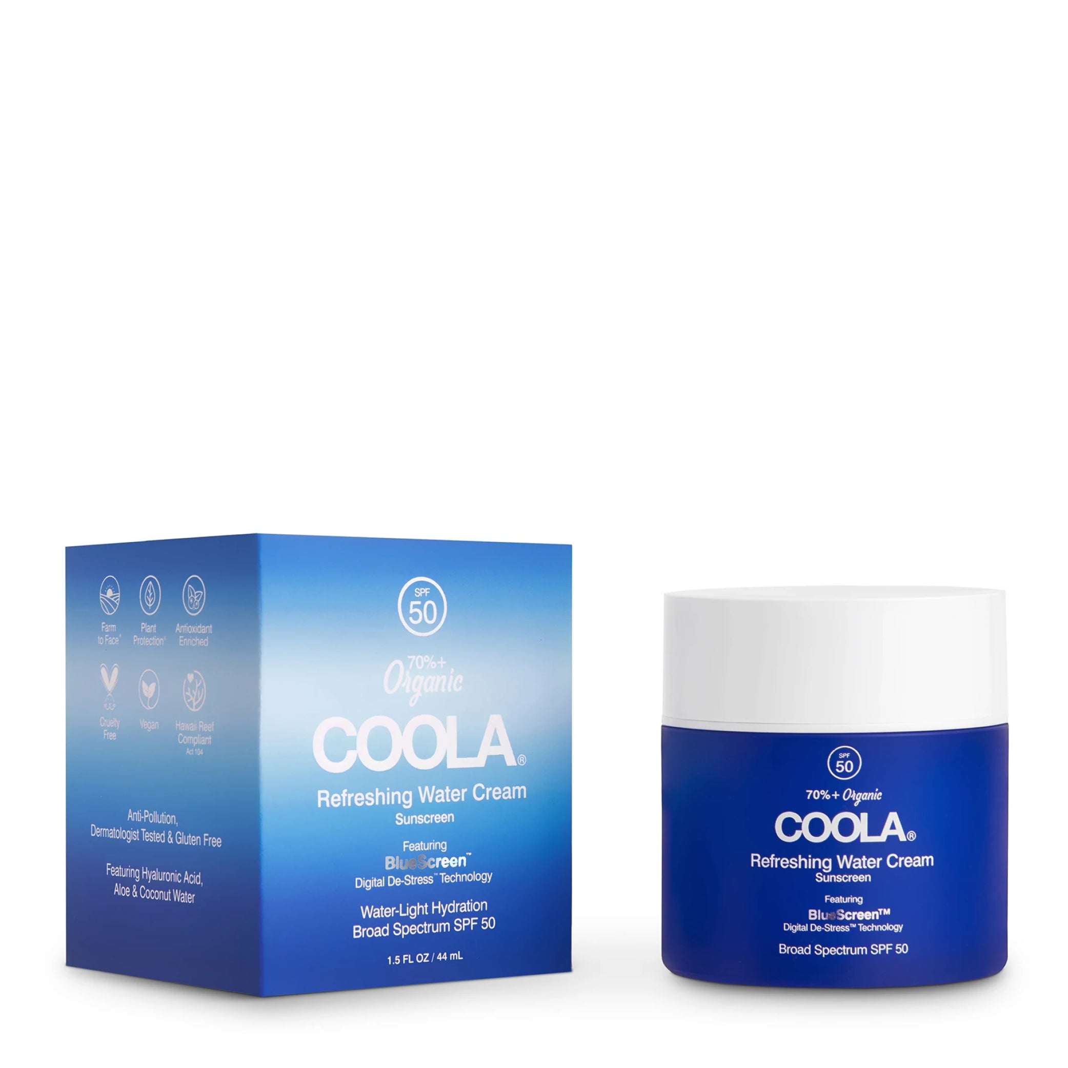 Refreshing Water Cream Organic Face Sunscreen SPF 50