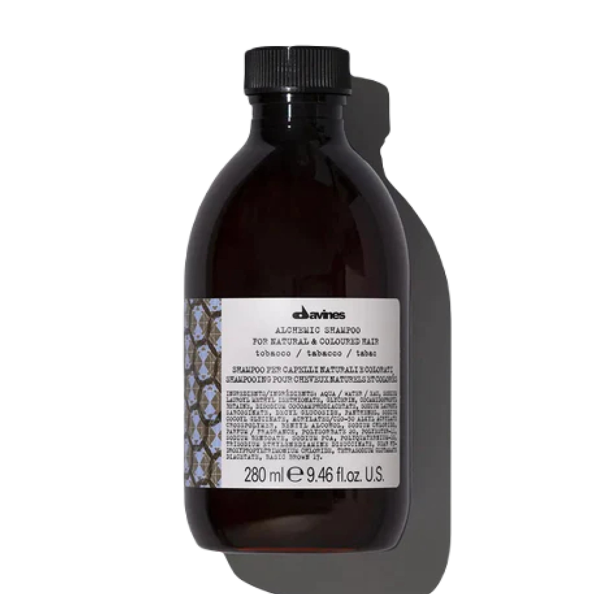 davines tobacco shampoo Alchemic Conditioner Tobacco, Color Depositing Cream for Light Brown & Medium Brunette Hair grease and styling and cosmetic product residues from the hair and scalp Davines Alchemic Shampoo - #