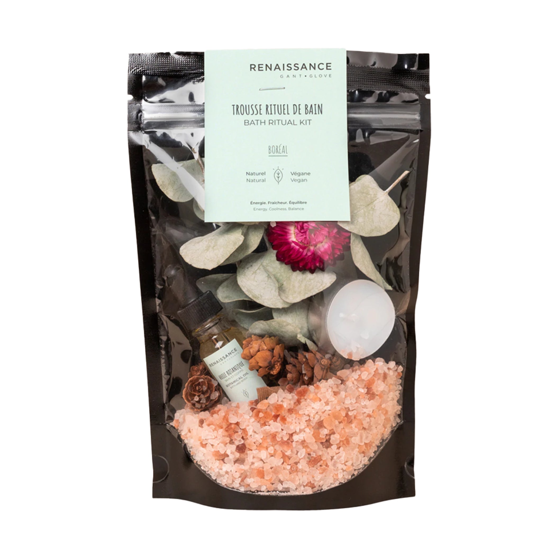 Trousse rituel sels de bain Boréal