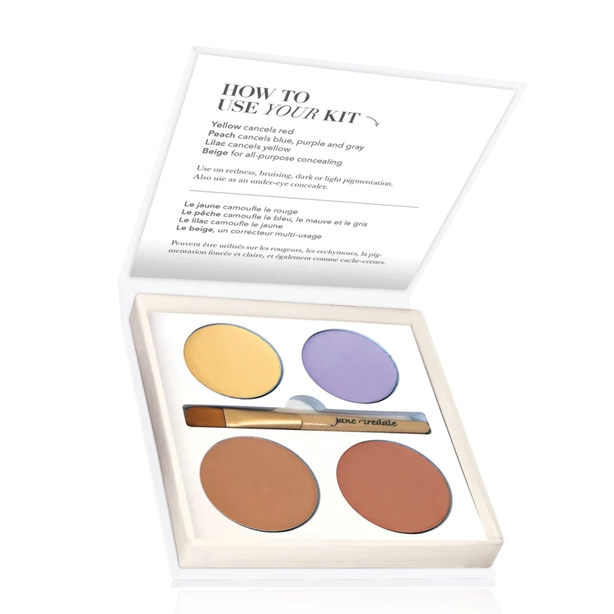 Kit anti-cernes correcteur de couleurs