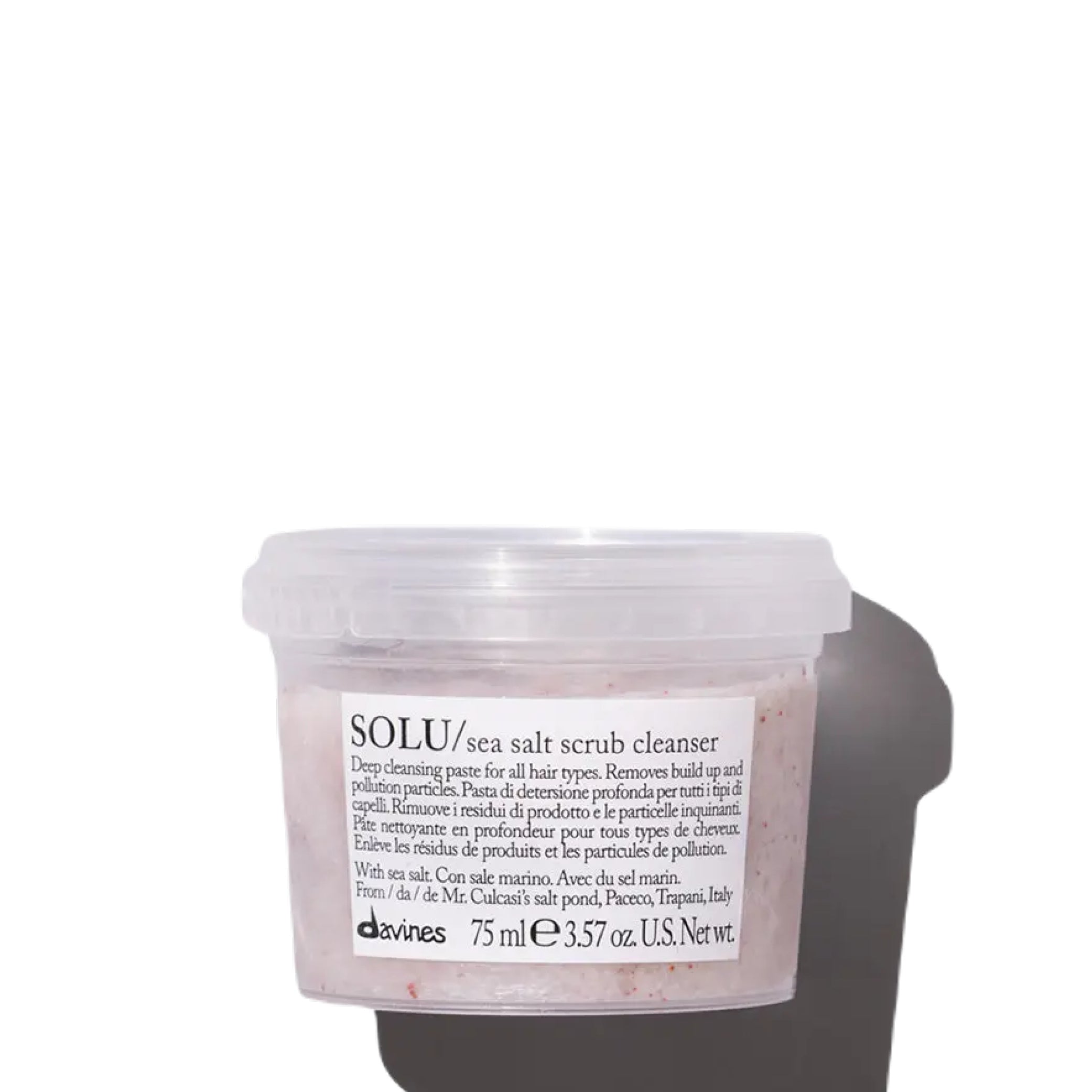 Davines Solu Sea Salt Scrub Cleanser