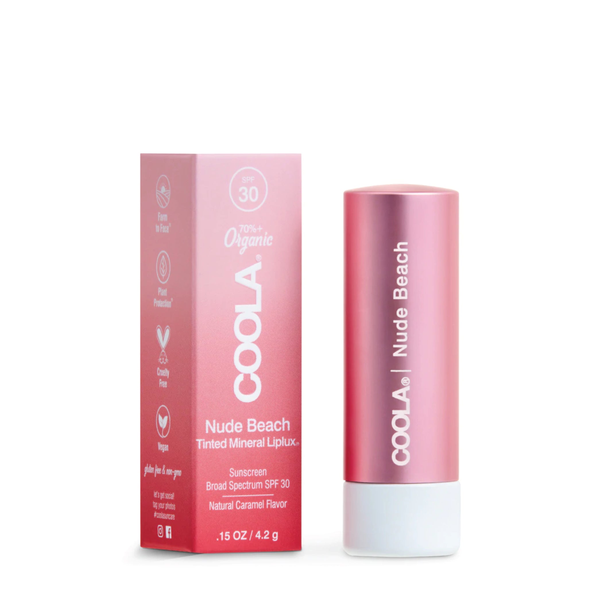 Liplux® Tinted Lip Balm Zinc Oxide Sunscreen SPF 30