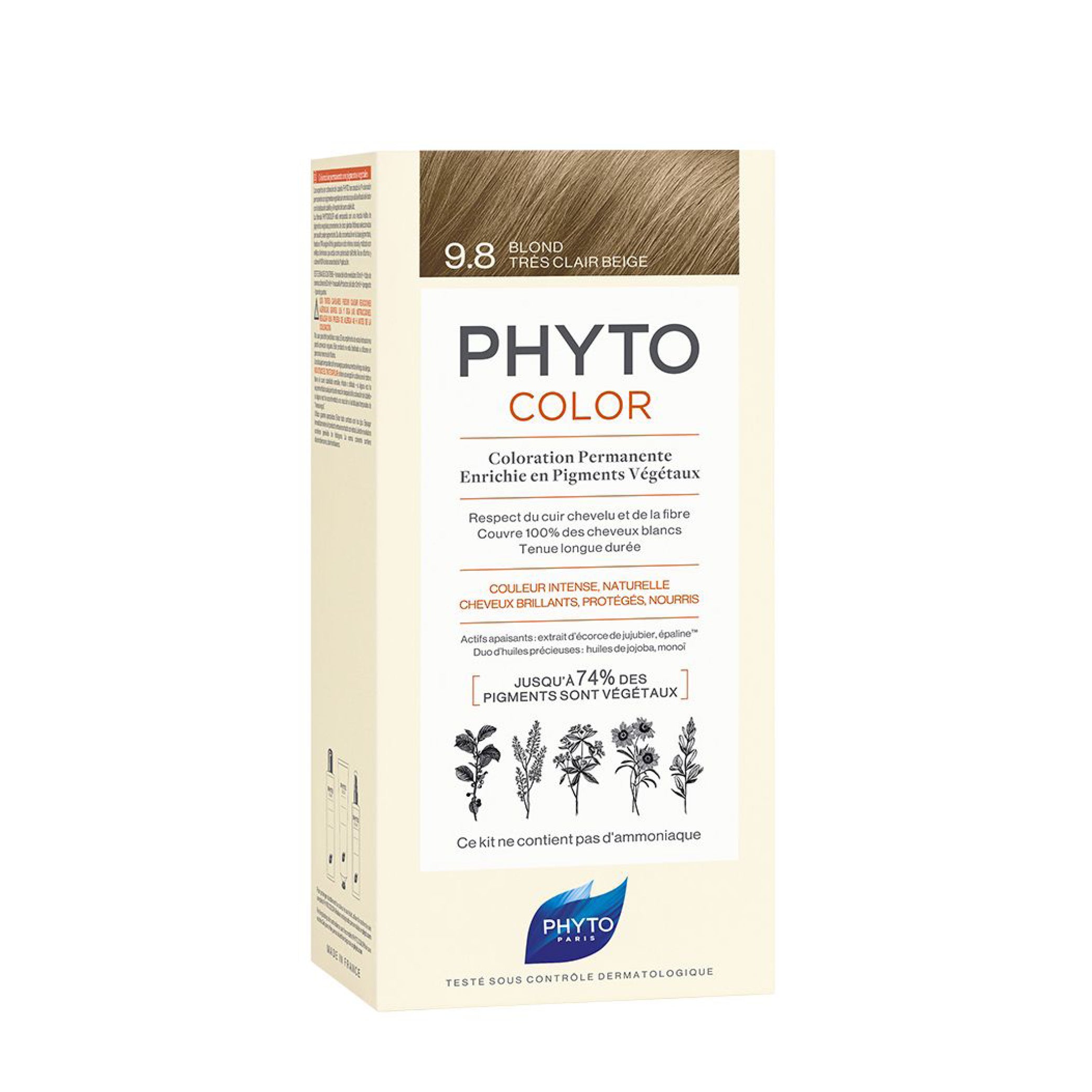 PHYTOCOLOR 9.8 Very Light Beige Blonde