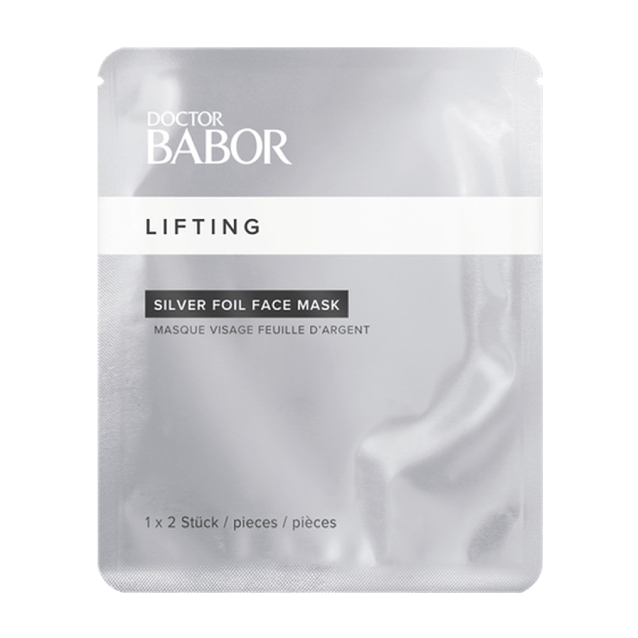 Silver Foil Face Mask