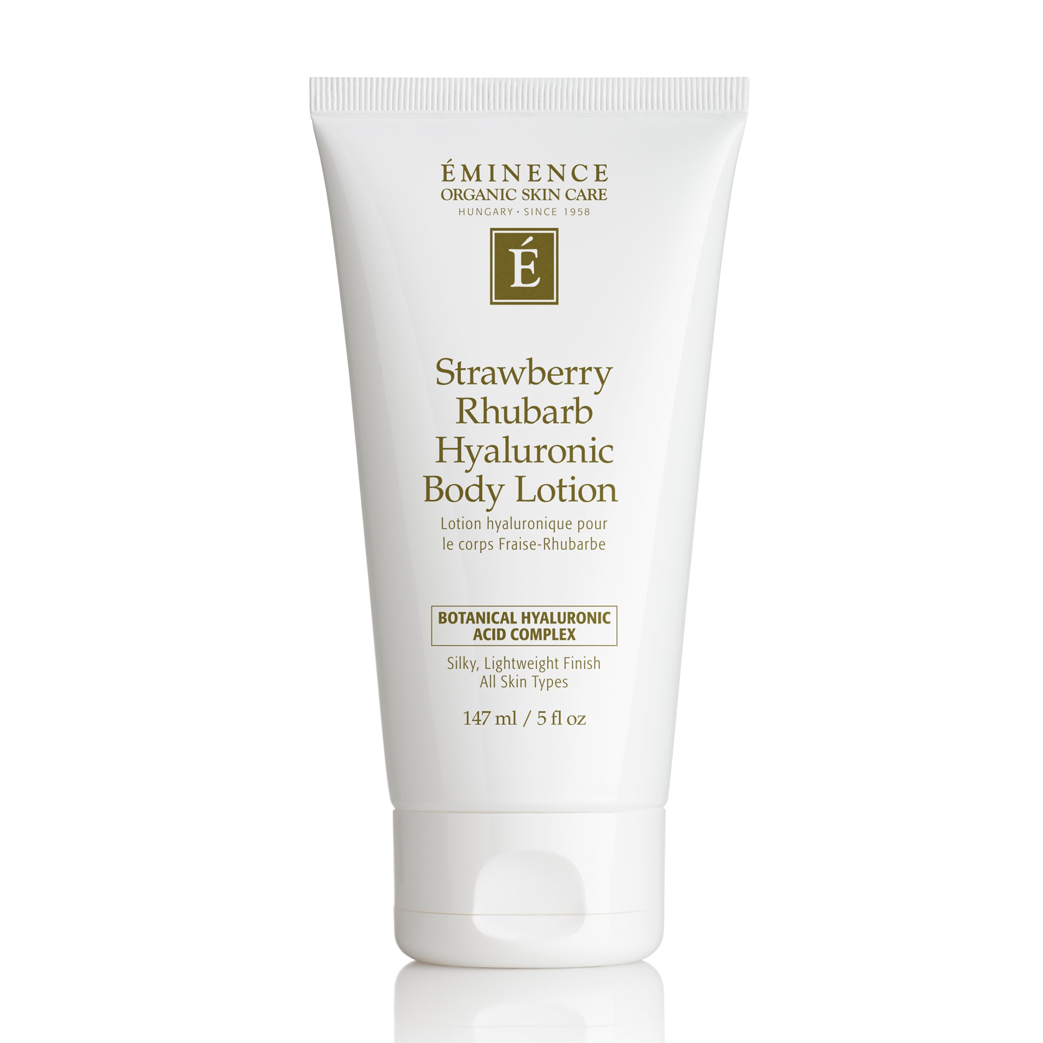 Lait corporel hyaluronique Rhubarbe et Fraise