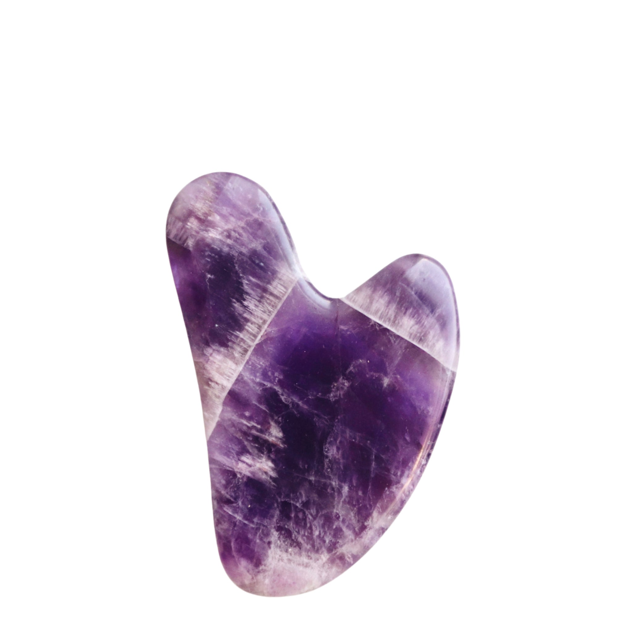 L'outil Gua Sha en améthyste