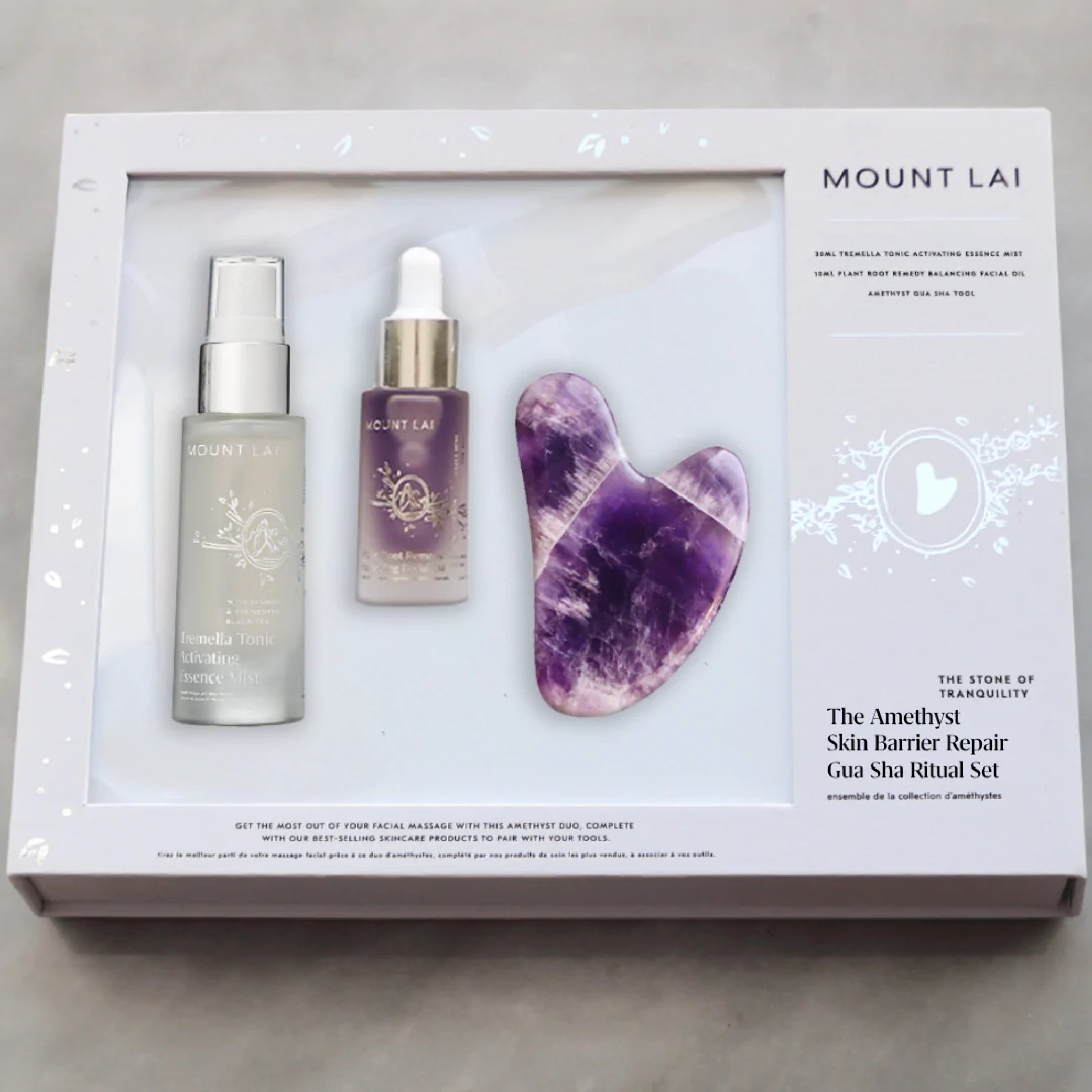 The Amethyst Skin Barrier Repair Gua Sha Ritual Set